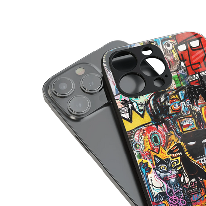 sketch book back phone cover | glass case for iphone 15 pro