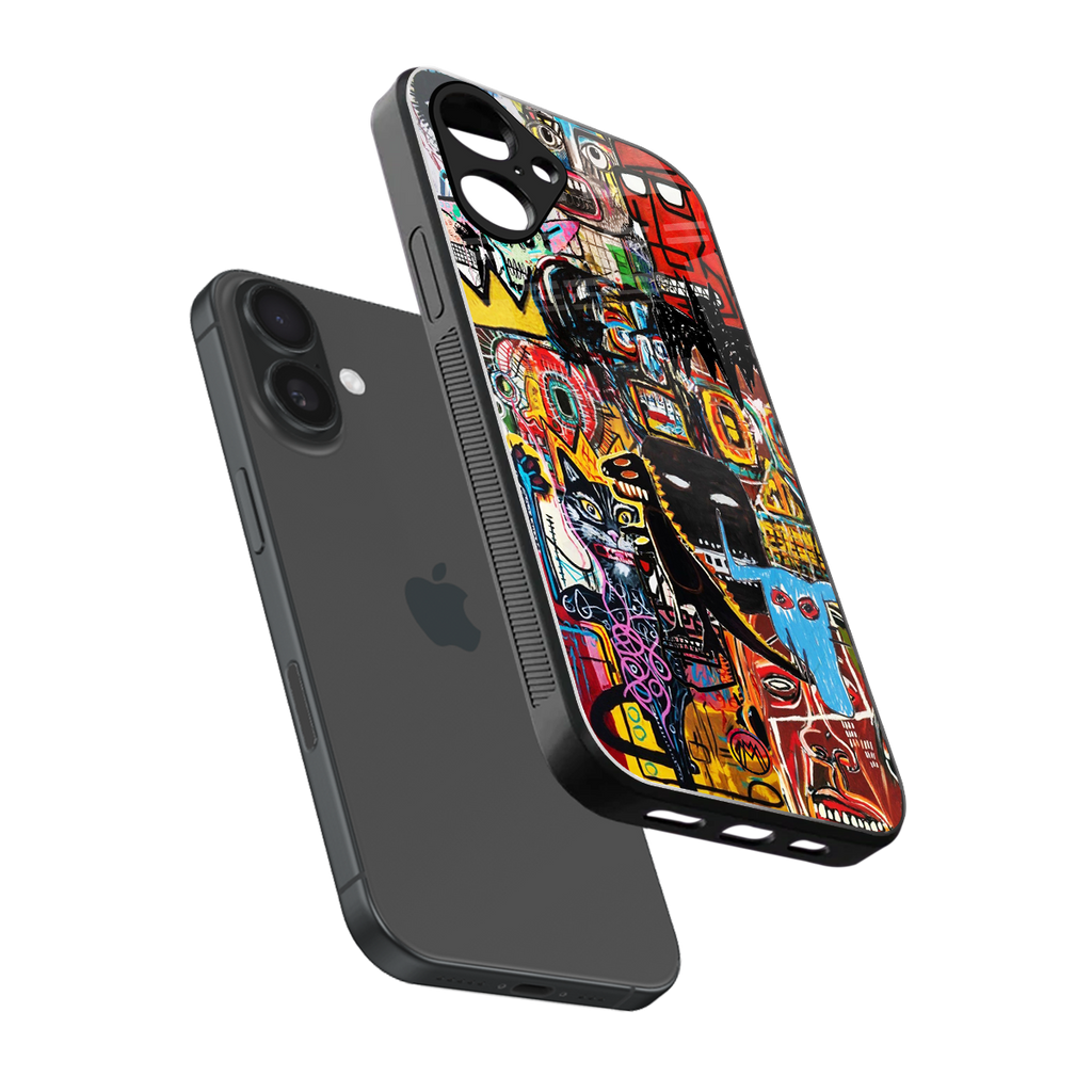 sketch book back phone cover | glass case for iphone 16