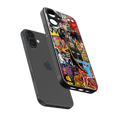 sketch book back phone cover | glass case for iphone 16