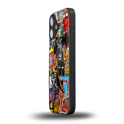 sketch book back phone cover | glass case for iphone 16