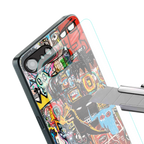 sketch book back phone cover | glass case for iphone 16e