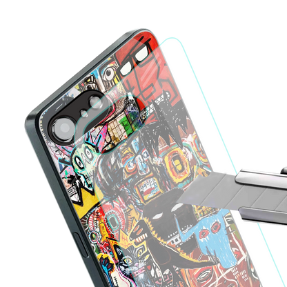 sketch book back phone cover | glass case for iphone 16e
