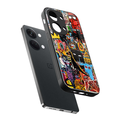 sketch book back phone cover | glass case for oneplus nord 3