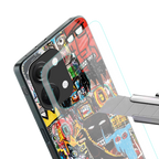 sketch book back phone cover | glass case for oneplus nord 3