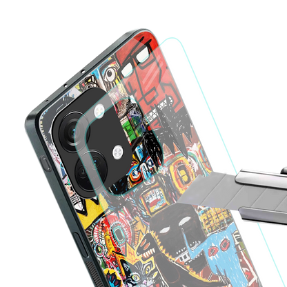 sketch book back phone cover | glass case for oneplus nord 3