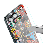 sketch book back phone cover | glass case for oneplus nord 4