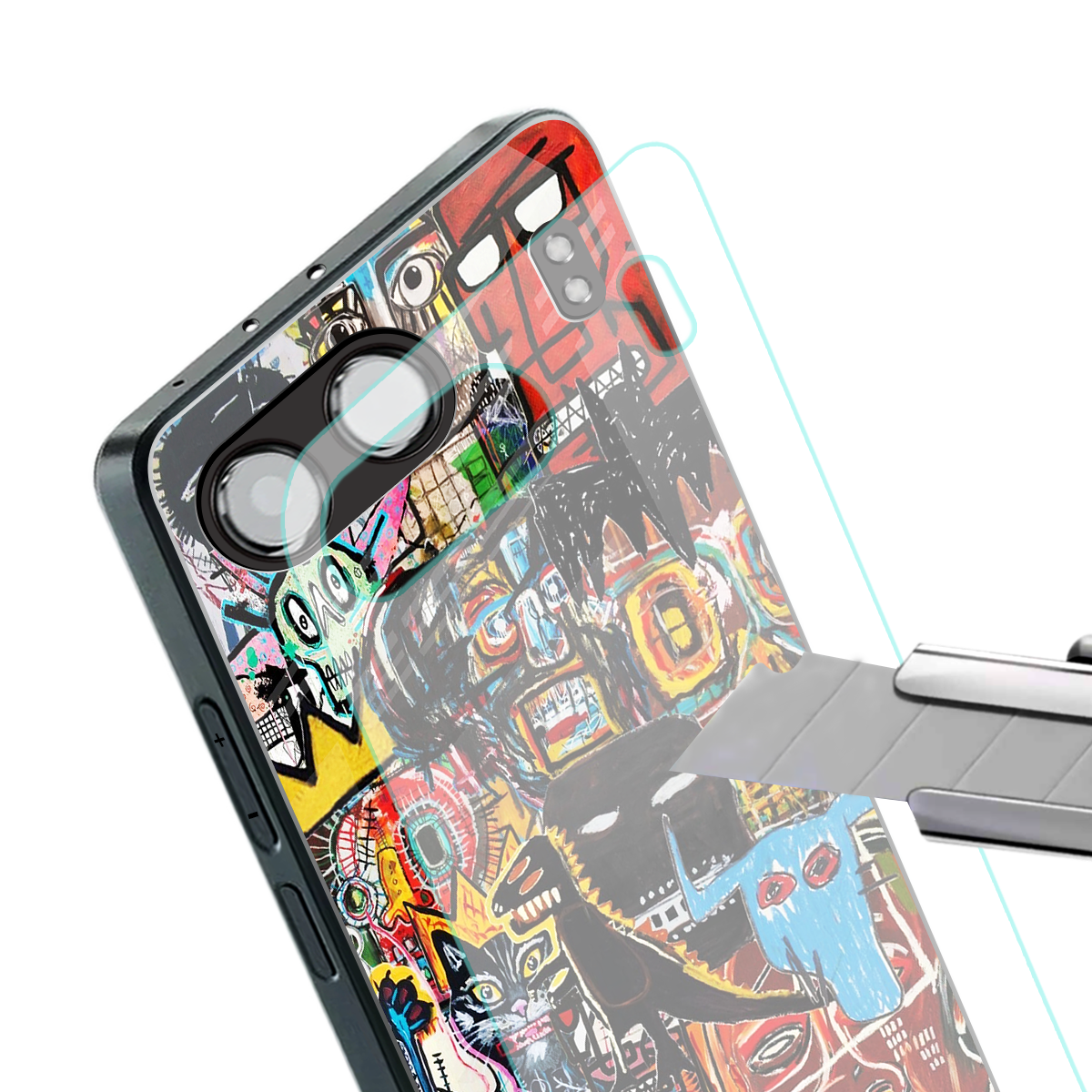 sketch book back phone cover | glass case for oneplus nord 4