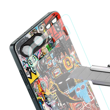 sketch book back phone cover | glass case for oneplus nord 4