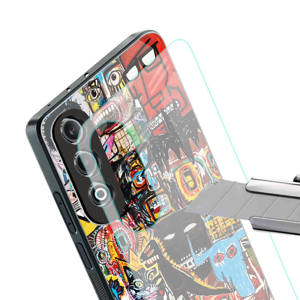 sketch book back phone cover | glass case for oneplus nord ce 4
