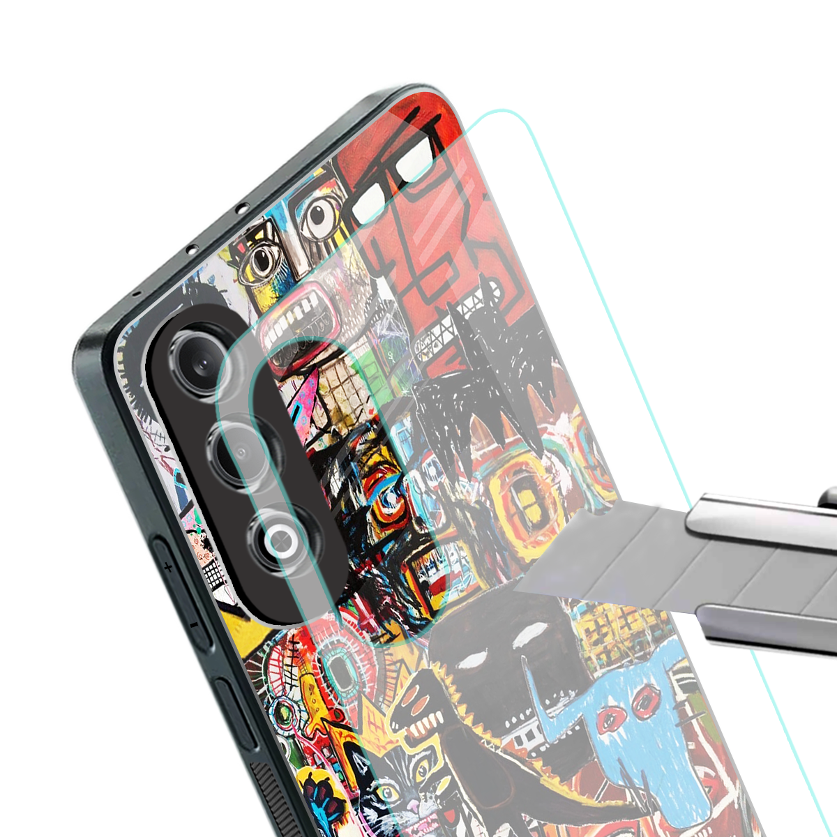 sketch book back phone cover | glass case for oneplus nord ce 4