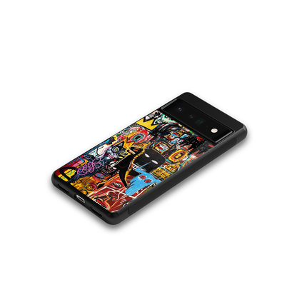 sketch book back phone cover | glass case for google pixel 6 pro