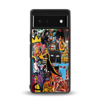 sketch book back phone cover | glass case for google pixel 6