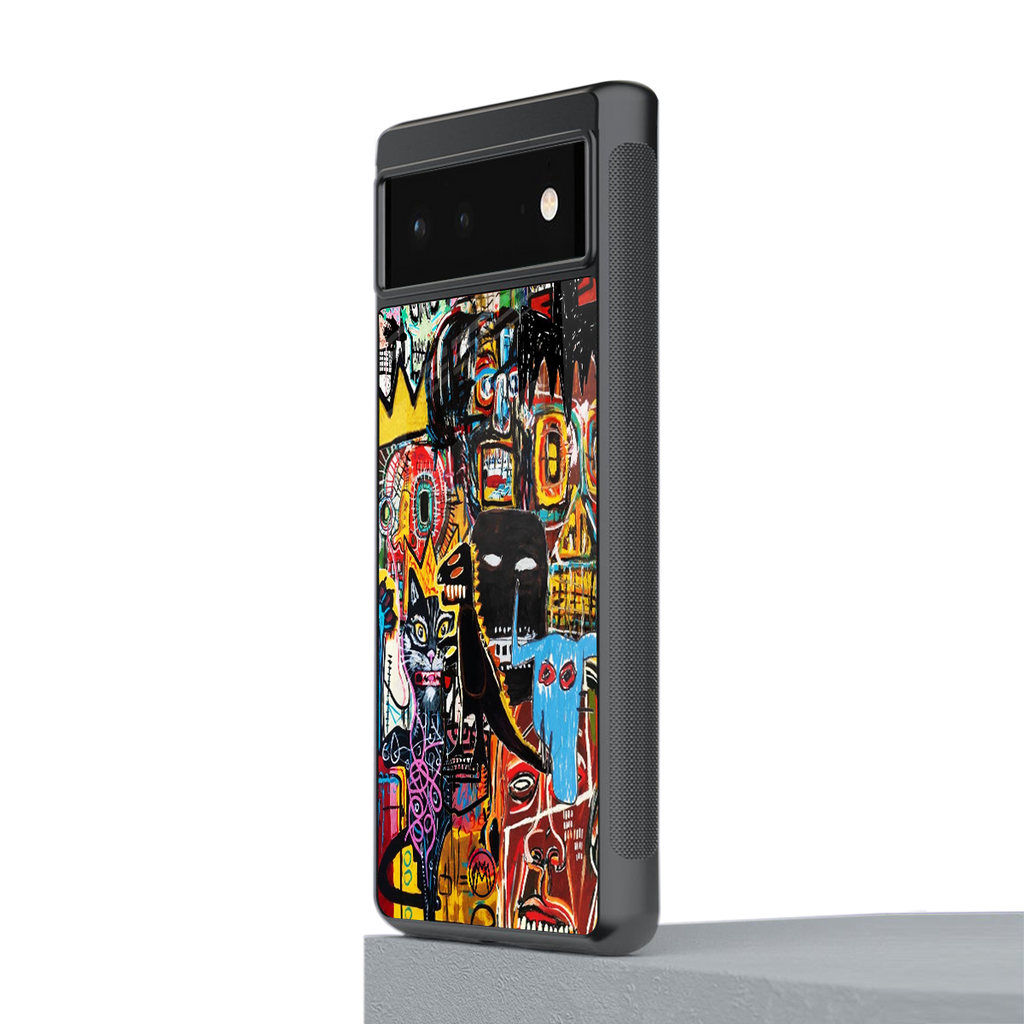 sketch book back phone cover | glass case for google pixel 6