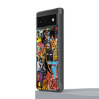 sketch book back phone cover | glass case for google pixel 6