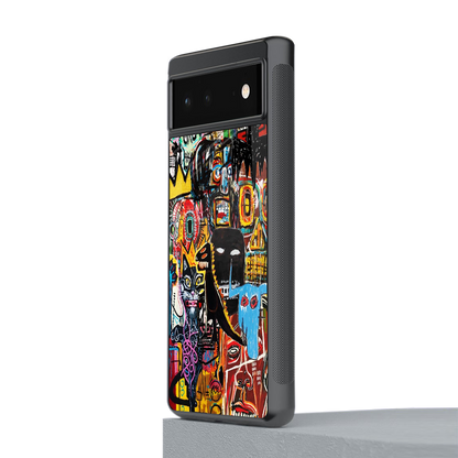 sketch book back phone cover | glass case for Google Pixel 6A