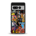 sketch book back phone cover | glass case for google pixel 7 pro
