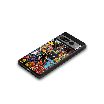 sketch book back phone cover | glass case for google pixel 7 pro