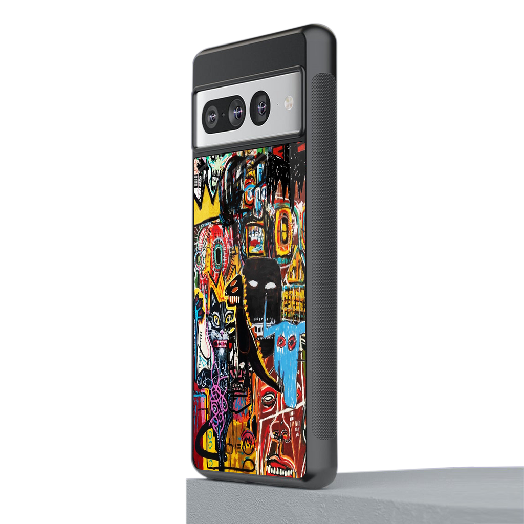 sketch book back phone cover | glass case for google pixel 7 pro