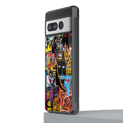 sketch book back phone cover | glass case for google pixel 7 pro