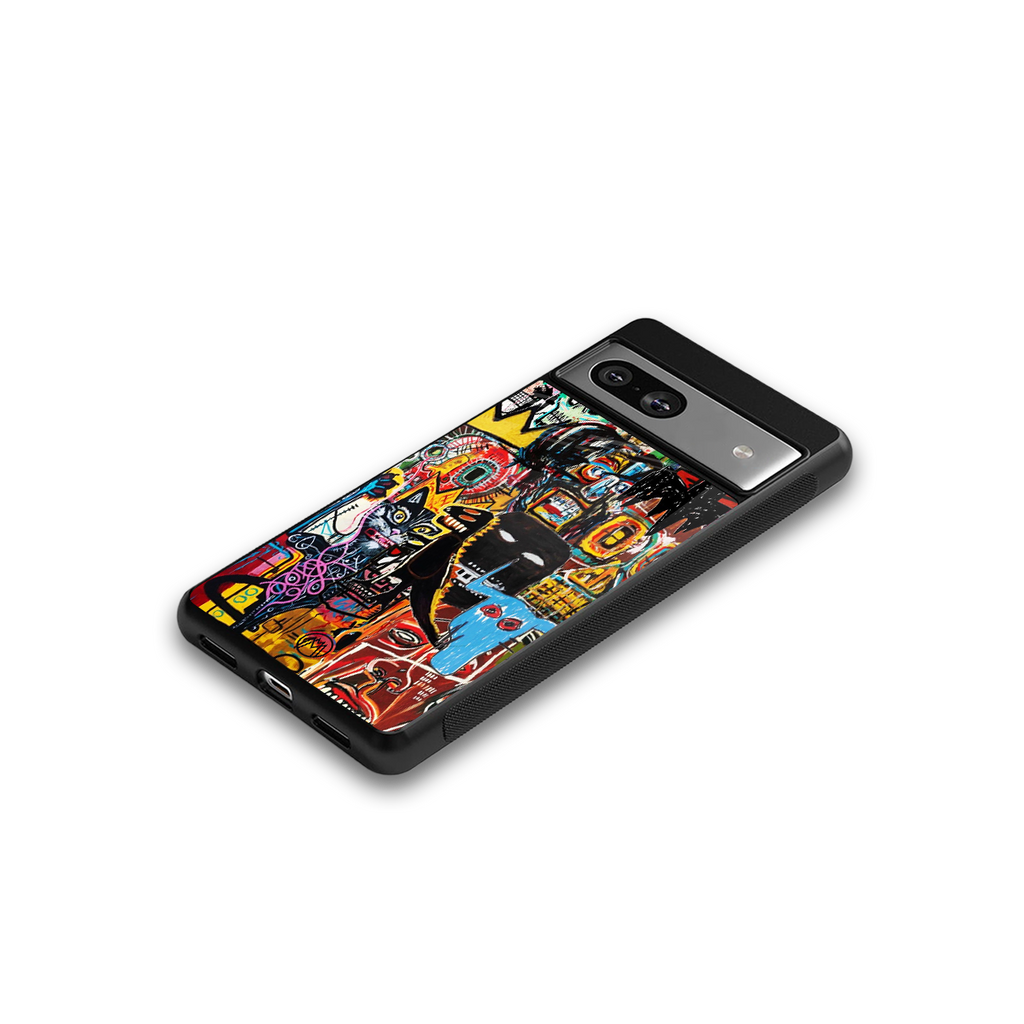 sketch book back phone cover | glass case for Google Pixel 7A