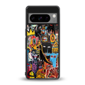 sketch book back phone cover | glass case for google pixel 8 pro