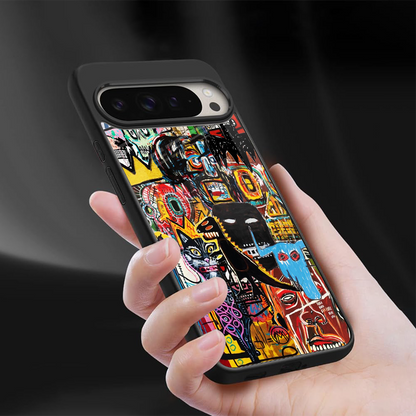 sketch book back phone cover | glass case for google pixel 9 pro xl