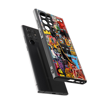 sketch book back phone cover | glass case for samsung galaxy s23 ultra