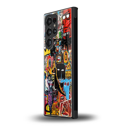 sketch book back phone cover | glass case for samsung galaxy s24 ultra