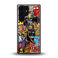 sketch book back phone cover | glass case for samsung galaxy s25 ultra