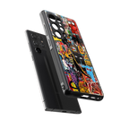 sketch book back phone cover | glass case for samsung galaxy s25 ultra