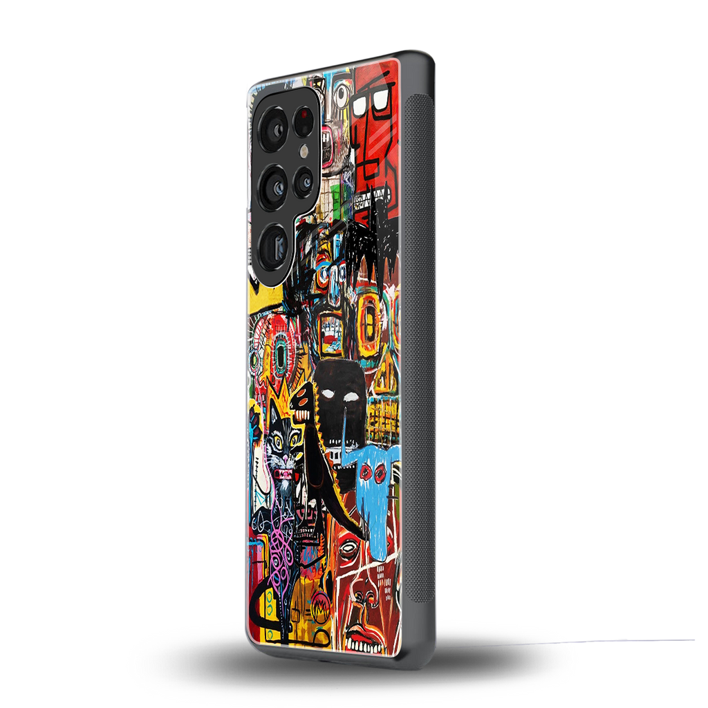 sketch book back phone cover | glass case for samsung galaxy s25 ultra