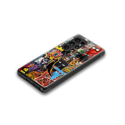 sketch book back phone cover | glass case for samsung galaxy s25 ultra