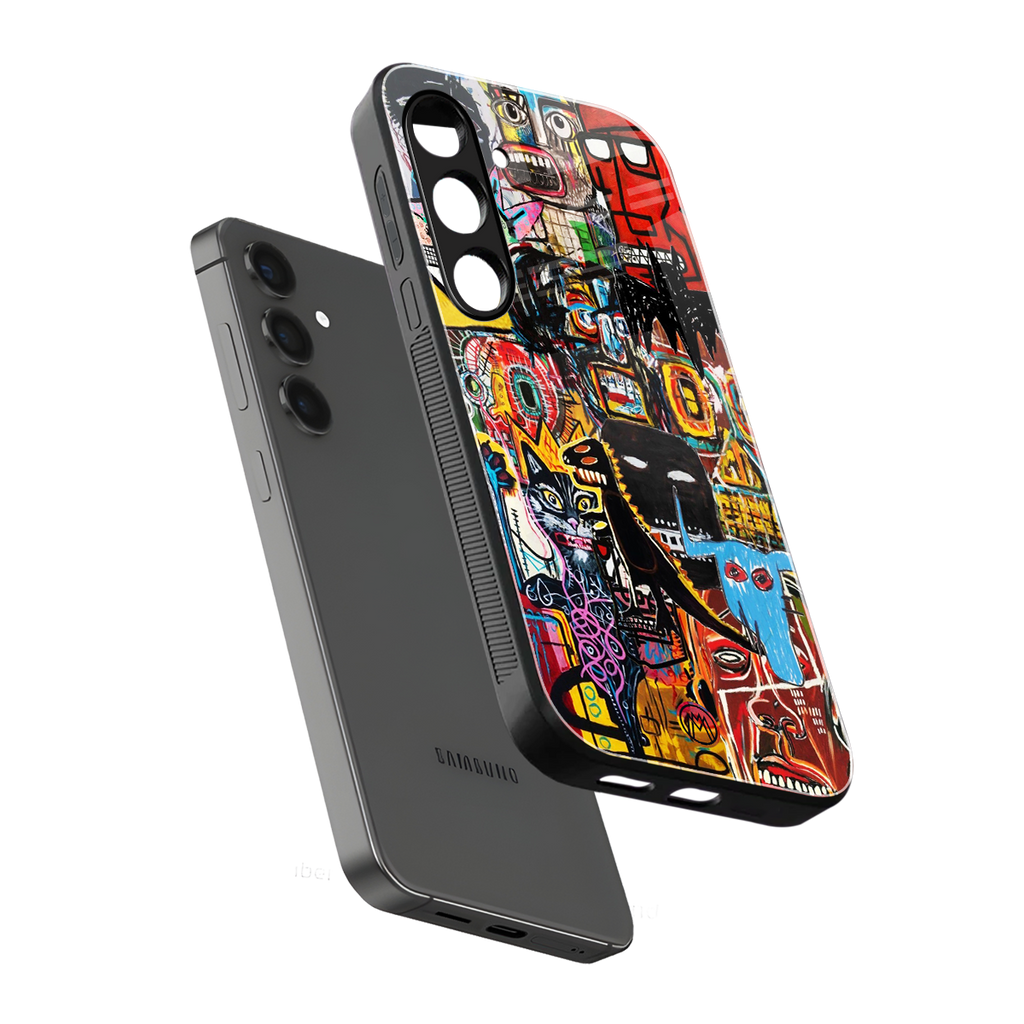 sketch book back phone cover | glass case for samsung galaxy s24 plus