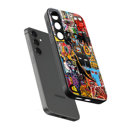 sketch book back phone cover | glass case for samsung galaxy s24 plus