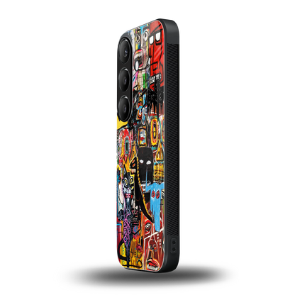 sketch book back phone cover | glass case for samsung galaxy s24 plus