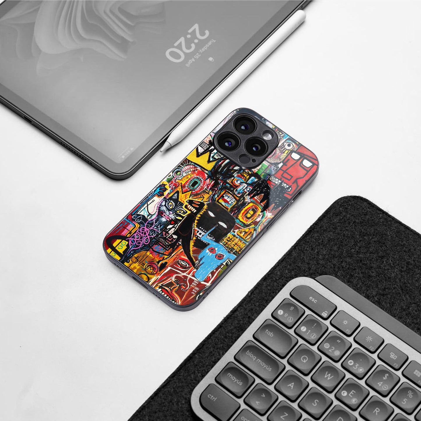 sketch book back phone cover | glass case for iphone 15 plus