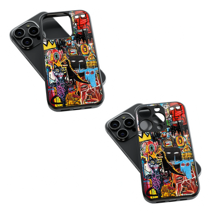 Trendy Glass Back Mobile Case for iPhone, Samsung, Redmi, OnePlus, Google Pixel, Motorola