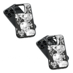 Trendy Glass Back Mobile Case for iPhone, Samsung, Redmi, OnePlus, Google Pixel, Motorola