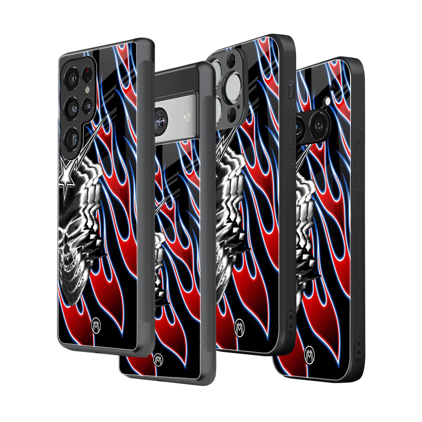 Stylish Glass Back Case for All Smartphones iPhone, Samsung, OnePlus, Pixel, Redmi, Oppo, Vivo, Motorola