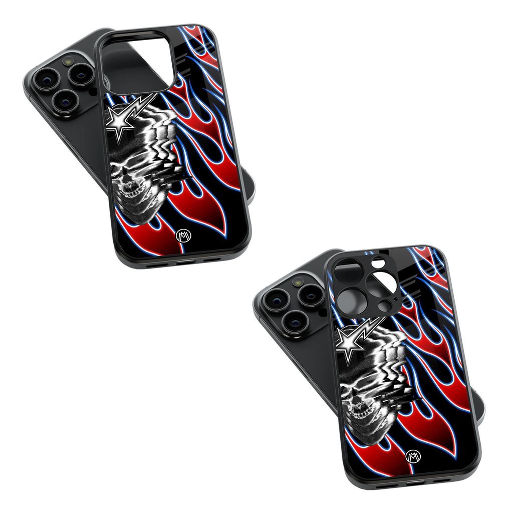 Trendy Glass Back Mobile Case for iPhone, Samsung, Redmi, OnePlus, Google Pixel, Motorola