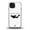 sky high back phone cover | glass case for iphone 13 mini