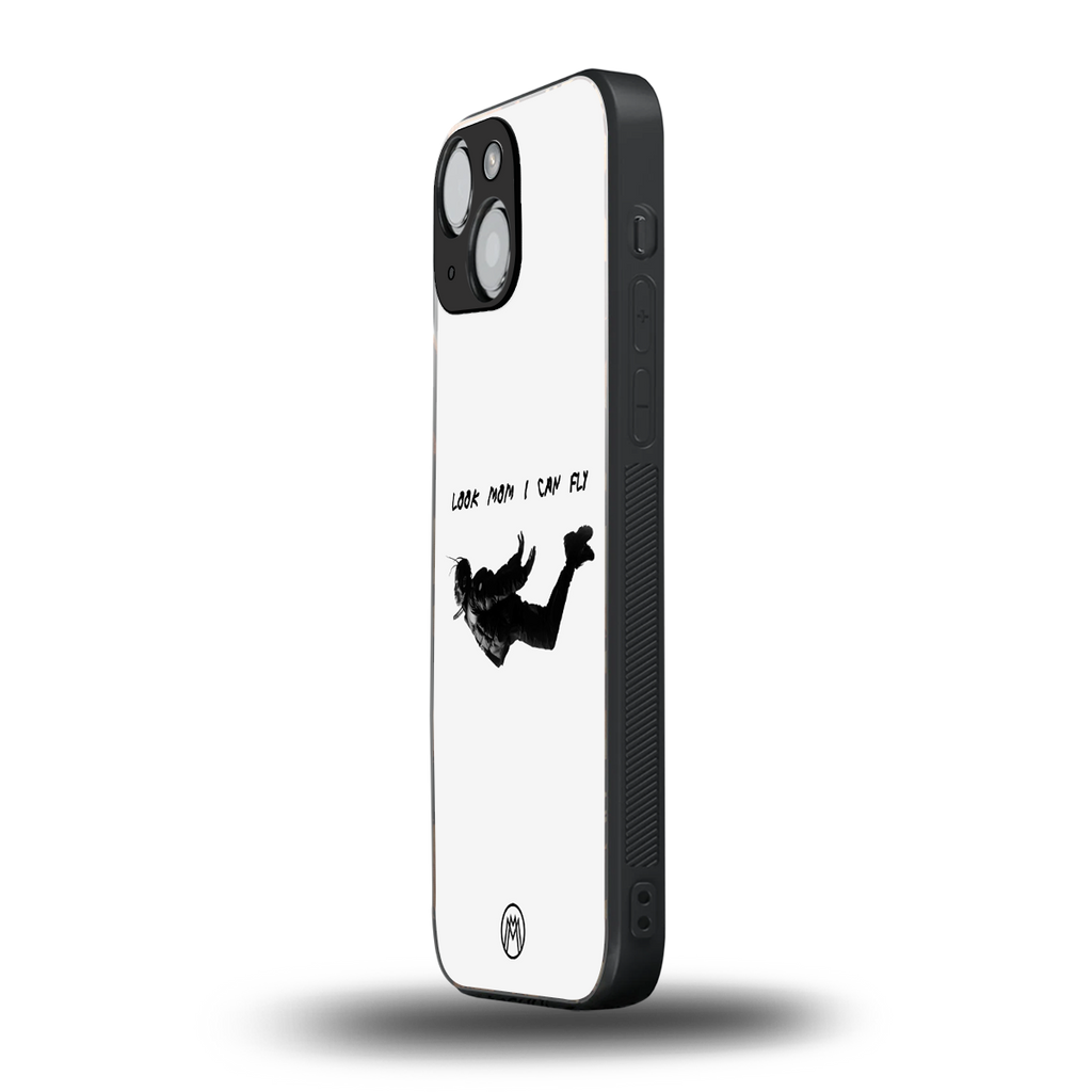 sky high back phone cover | glass case for iphone 13 mini