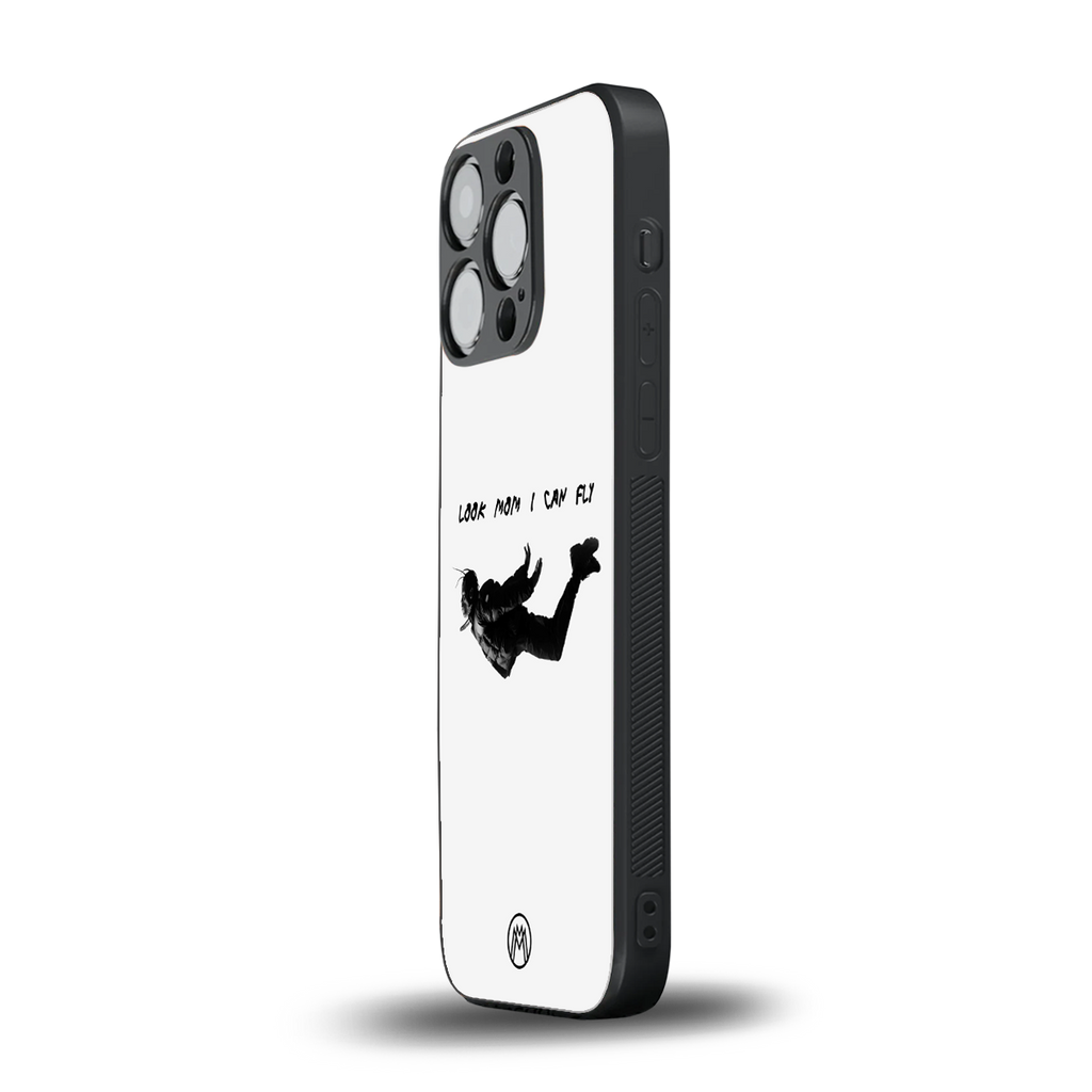 sky high back phone cover | glass case for iphone 13 pro