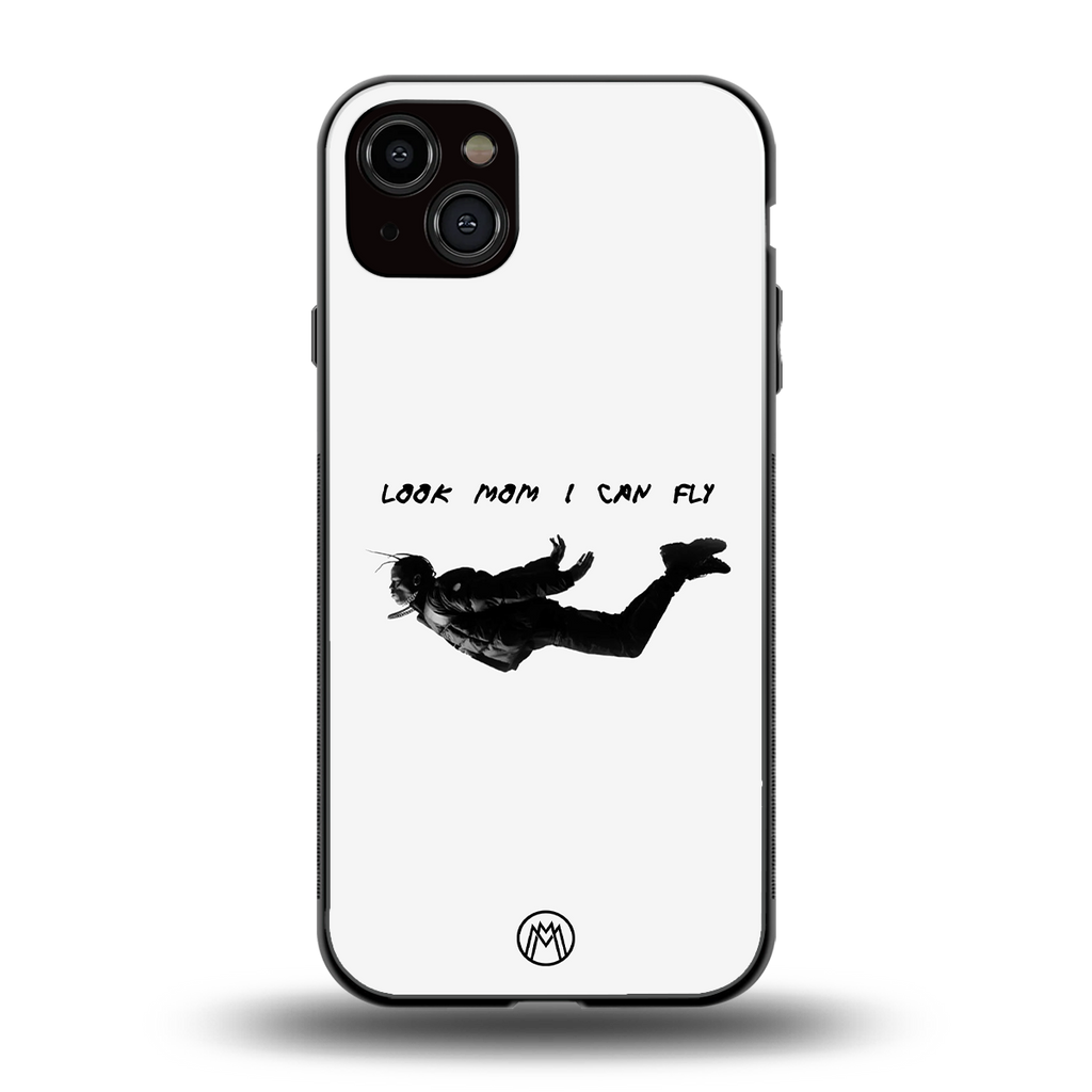 sky high back phone cover | glass case for iphone 15 plus