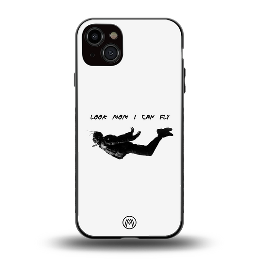 sky high back phone cover | glass case for iphone 15 plus