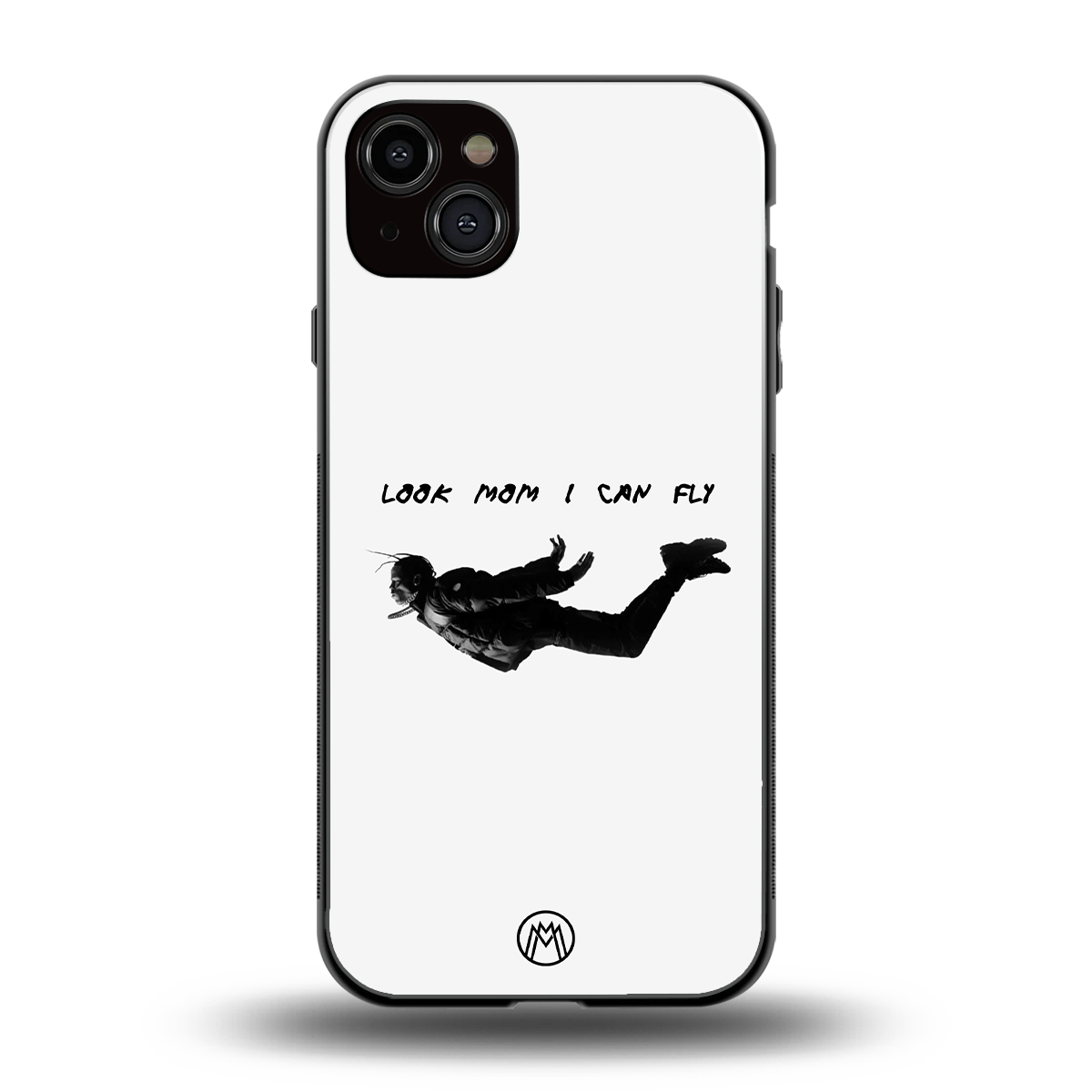 sky high back phone cover | glass case for iphone 14 plus