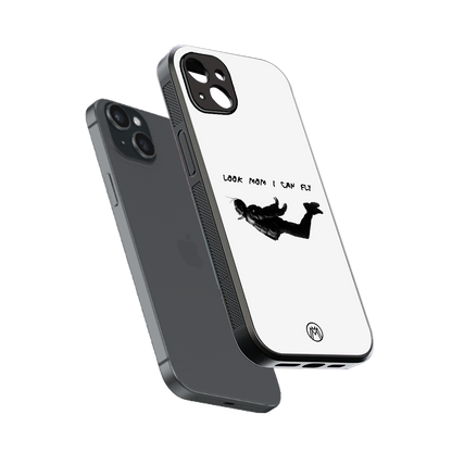 sky high back phone cover | glass case for iphone 14 plus