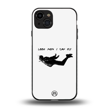 sky high back phone cover | glass case for iphone 14