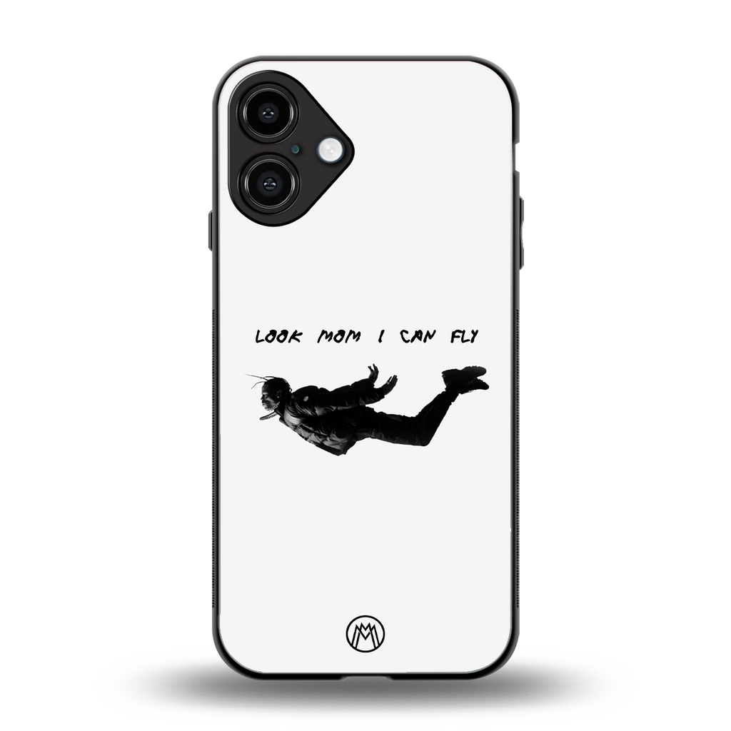 sky high back phone cover | glass case for iphone 16 plus