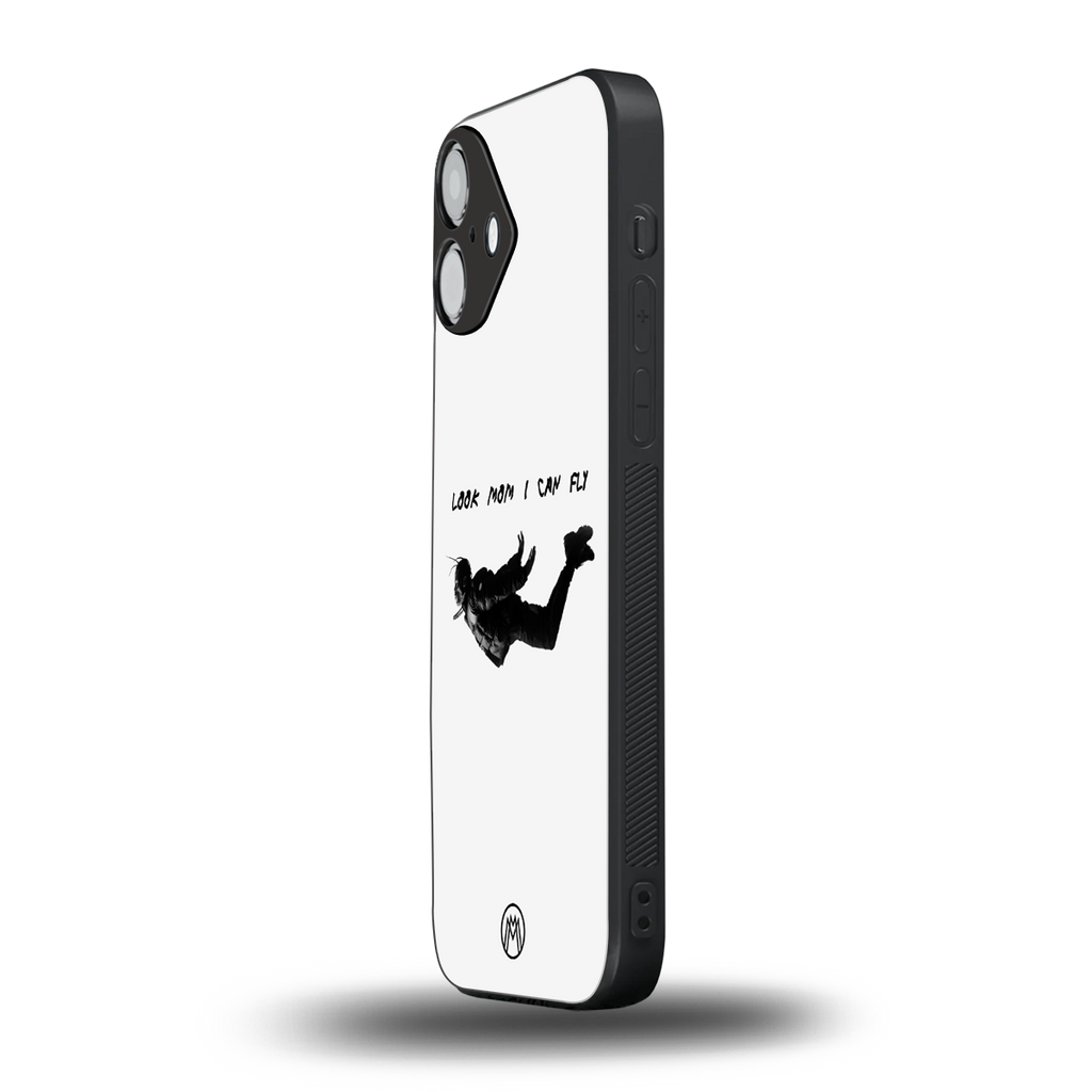 sky high back phone cover | glass case for iphone 16 plus